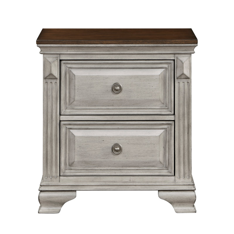 Marquette Nightstand in Brown/Gray - 1449-4