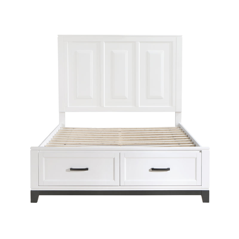 Garretson 4pc Set (QB+NS+DR+MR) in Gray/White - 1450WH-1*4