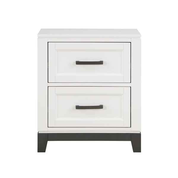 Garretson Nightstand in White - 1450WH-4