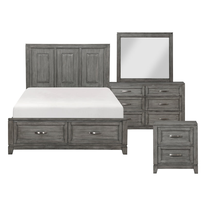 Garretson 4pc Set (QB+NS+DR+MR) in Gray - 1450-1*4