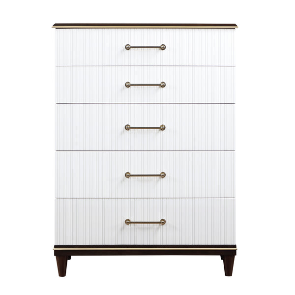 Niles Chest in Cherry/Gold/White - 1451-9