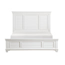 Mackinac Eastern King Bed in White - 1454K-1EK