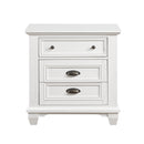 Mackinac Nightstand in White - 1454-4