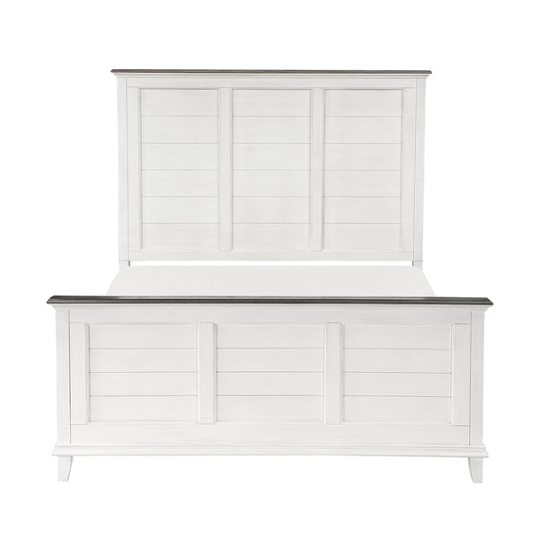 Chesterton (3) Queen Bed in Brown/White - 1463-1*