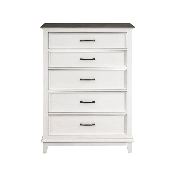 Chesterton Chest in Brown/White - 1463-9
