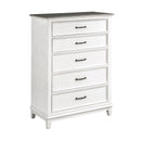 Chesterton Chest in Brown/White - 1463-9