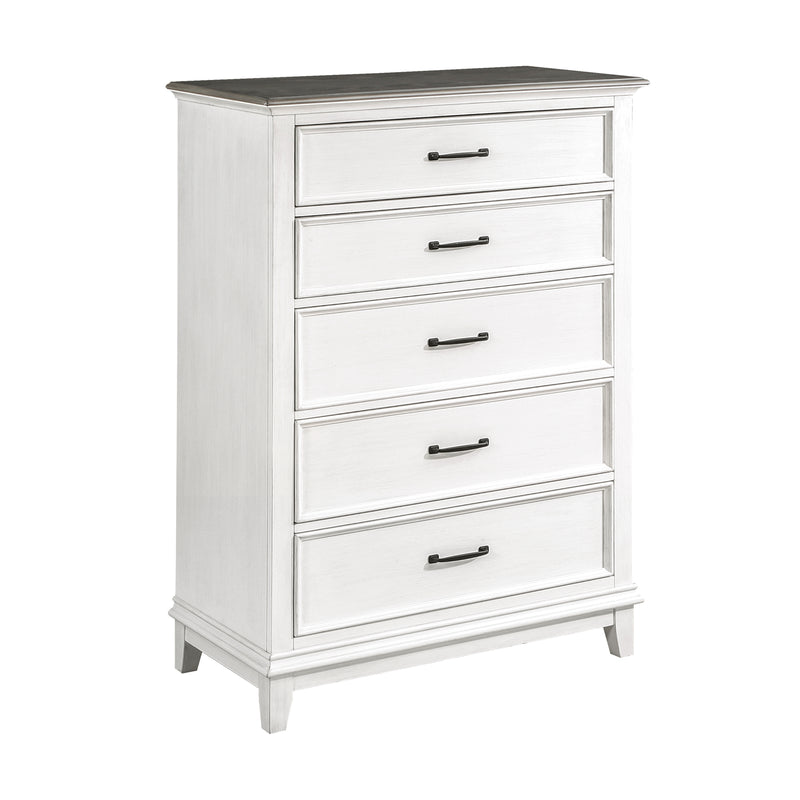 Chesterton Chest in Brown/White - 1463-9