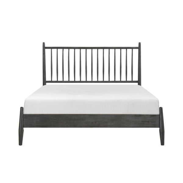 Brickell Full Platform Bed in Gray - 1490GYF-1