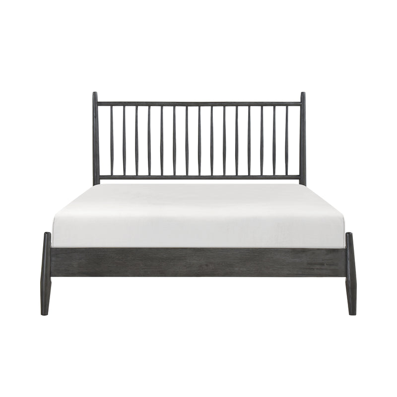 Brickell Full Platform Bed in Gray - 1490GYF-1