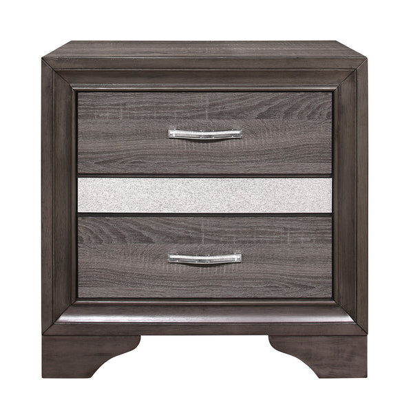 Luster Nightstand in Gray - 1505-4
