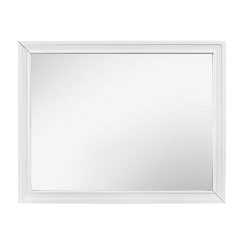 Luster Mirror in White - 1505W-6