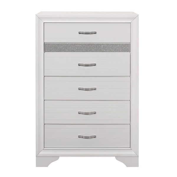 Luster Chest in White - 1505W-9
