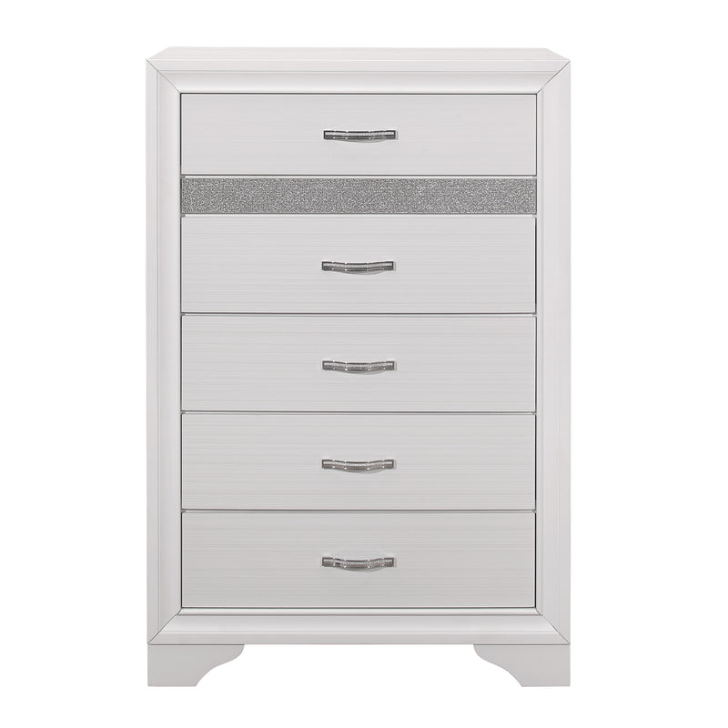 Luster Chest in White - 1505W-9