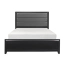 Cordelia Eastern King Bed in Gray/Espresso - 1517K-1EK