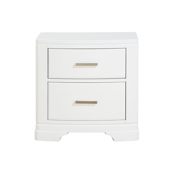 Hudson Nightstand in White - 1520WH-4