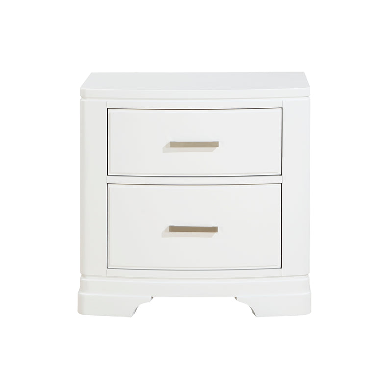Hudson Nightstand in White - 1520WH-4