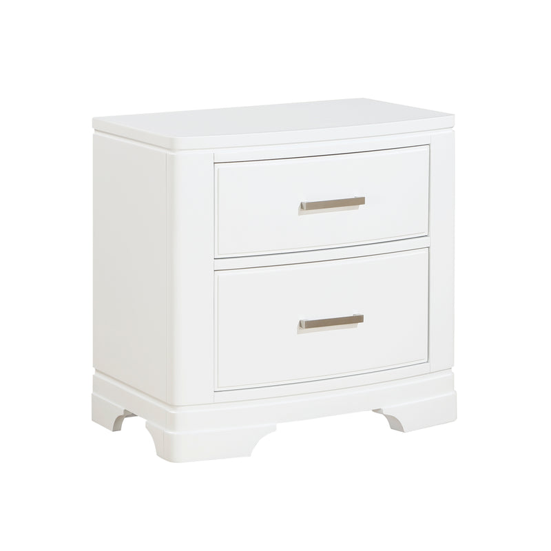Hudson Nightstand in White - 1520WH-4