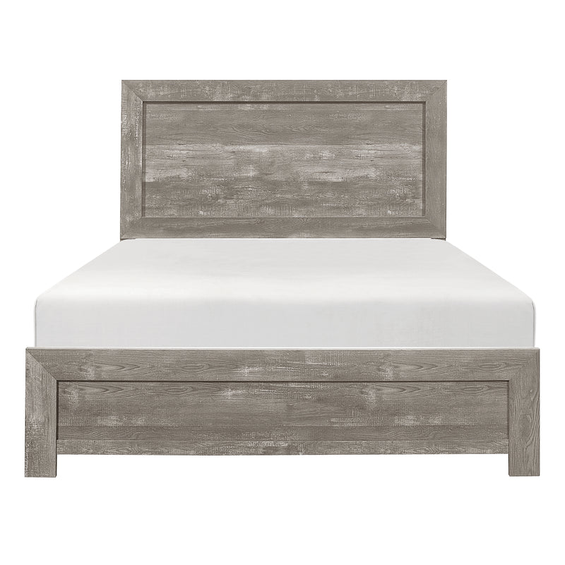 Corbin Eastern King Bed in a Box in Gray - 1534GYK-1EK
