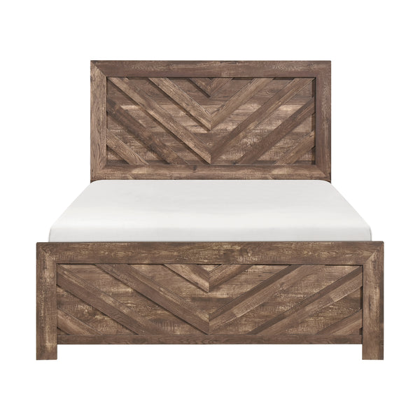 Corbin Eastern King Bed in Brown - 1534NPK-1EK