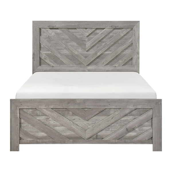 Corbin Eastern King Bed in Gray - 1534NPGYK-1EK