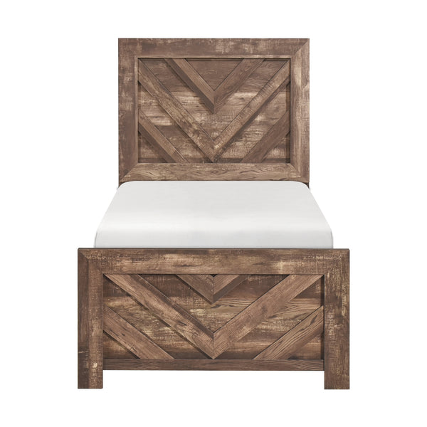 Corbin Twin Bed in Brown - 1534NPT-1