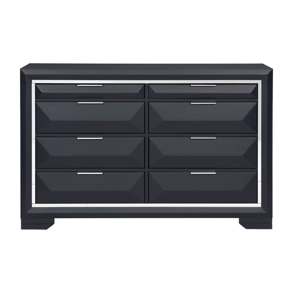 Rosemont Dresser in Blue/Gold/Silver/Champagne - 1553-5