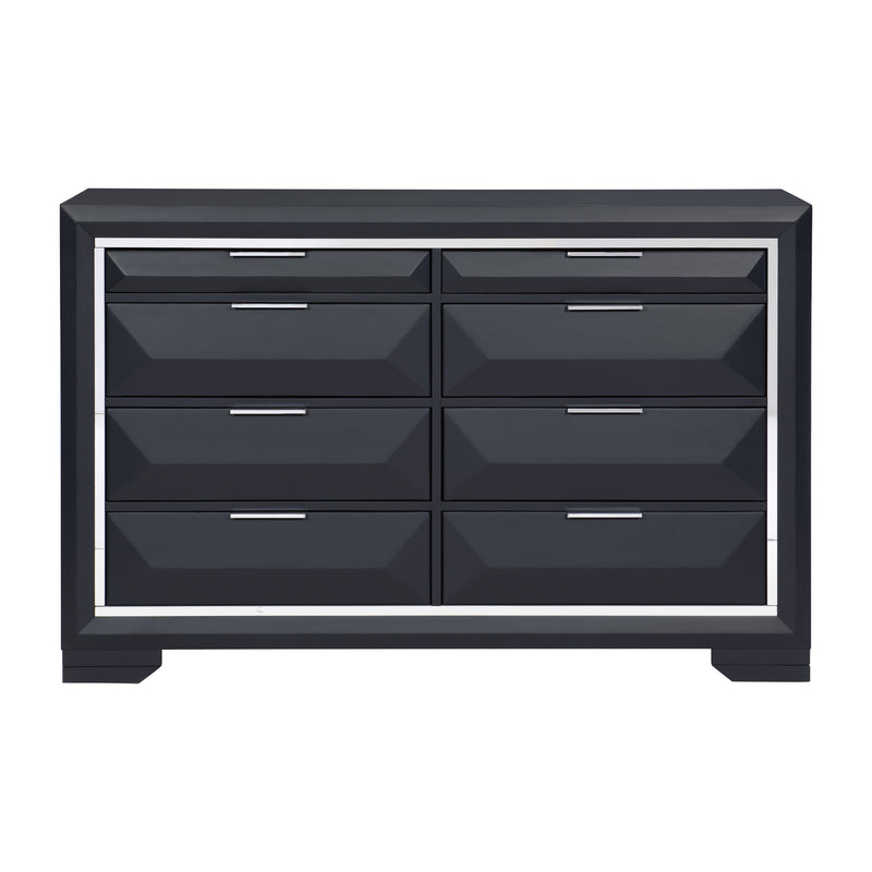 Rosemont Dresser in Blue/Gold/Silver/Champagne - 1553-5