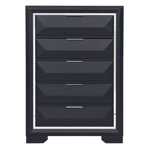 Rosemont Chest in Blue/Gold/Silver/Champagne - 1553-9