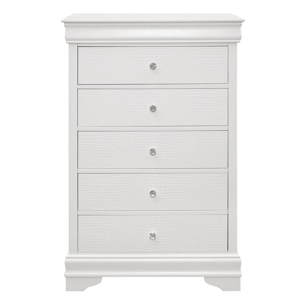 Lana Collection Chest in White - 1556W-9