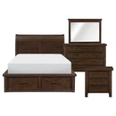 Logandale 4pc Set (QB+NS+DR+MR) in Brown - 1559-1*4