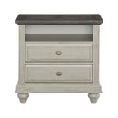Mossbrook Nightstand in Gray/Brown - 1568-4