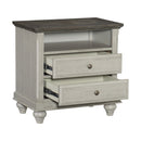 Mossbrook Nightstand in Gray/Brown - 1568-4
