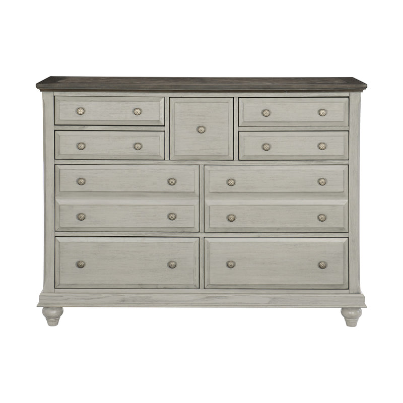 Mossbrook Dresser in Gray/Brown - 1568-5