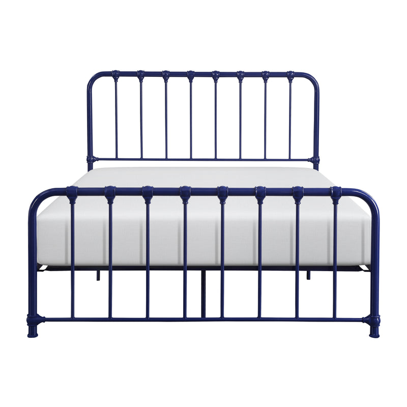 Bethany Full Platform Bed in Blue - 1571BUF-1