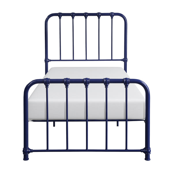 Bethany Twin Platform Bed in Blue - 1571BUT-1