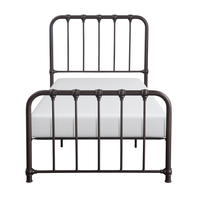 Bethany Twin Platform Bed in Dark Bronze - 1571DZT-1