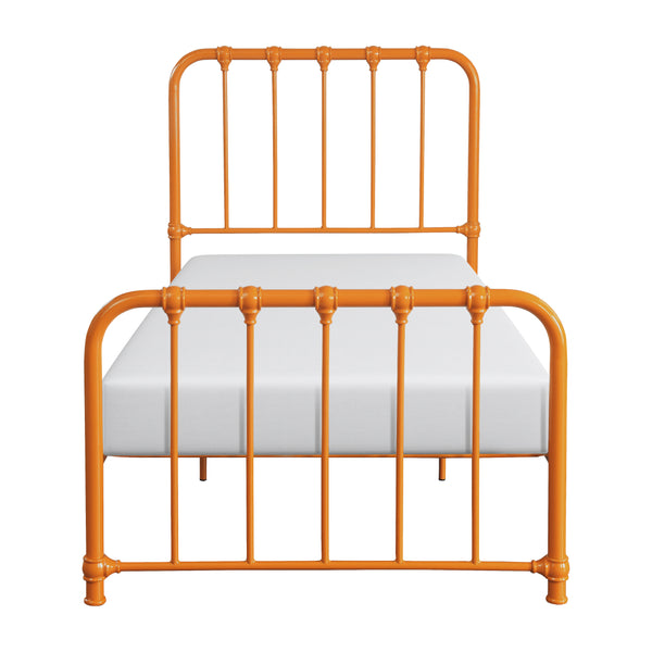 Bethany Twin Platform Bed in Orange - 1571RNT-1
