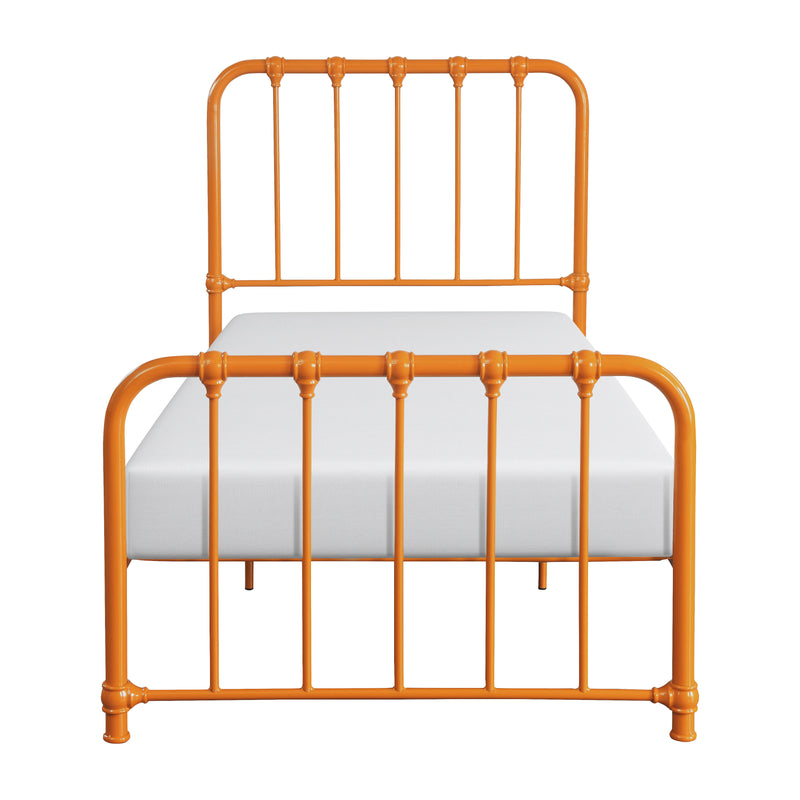 Bethany Twin Platform Bed in Orange - 1571RNT-1