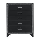 Salon Chest in Black/Gold/Silver/Champagne - 1572BK-9