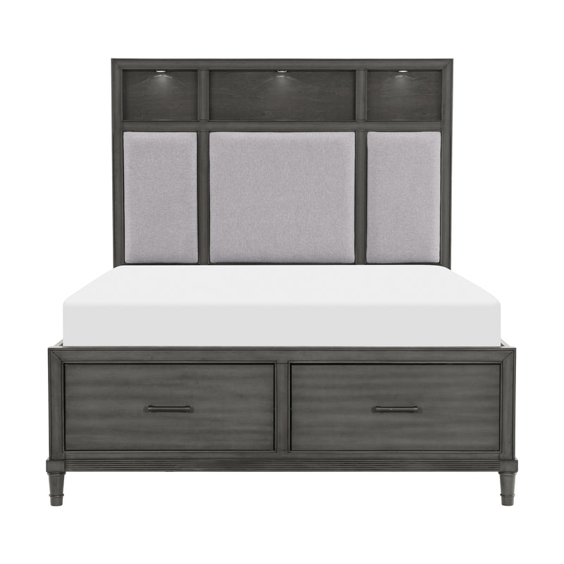 Wittenberry Eastern King Platform Bed in Gray - 1573K-1EK