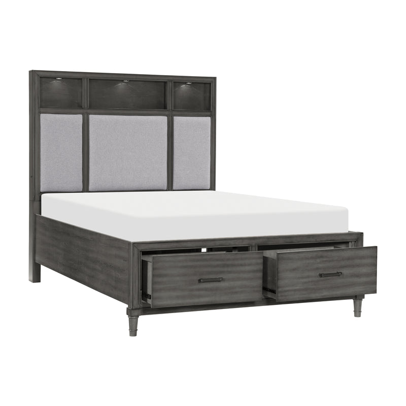 Wittenberry Eastern King Platform Bed in Gray - 1573K-1EK