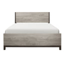 Zephyr Queen Bed in Gray - 1577-1