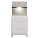 Zephyr Wall Panel for Nightstand, 1-Piece in Gray - 1577-4P