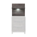 Zephyr Wall Panel for Nightstand, 1-Piece in Gray - 1577DG-4P