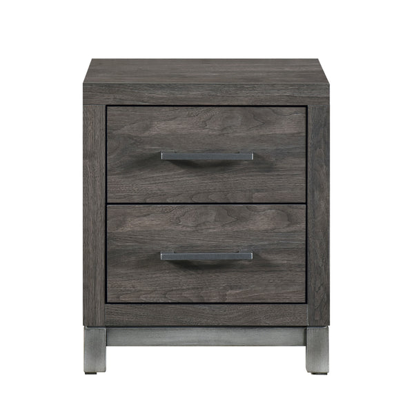Zephyr Nightstand in Gray - 1577DG-4