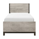 Zephyr Twin Bed in Gray - 1577T-1