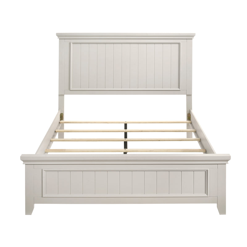 Donahue Eastern King Bed in White - 1581K-1EK