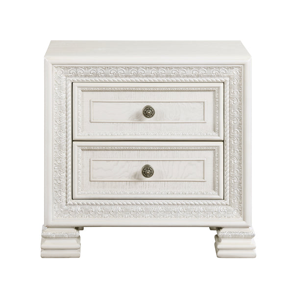 Theodora Nightstand in White - 1596-4