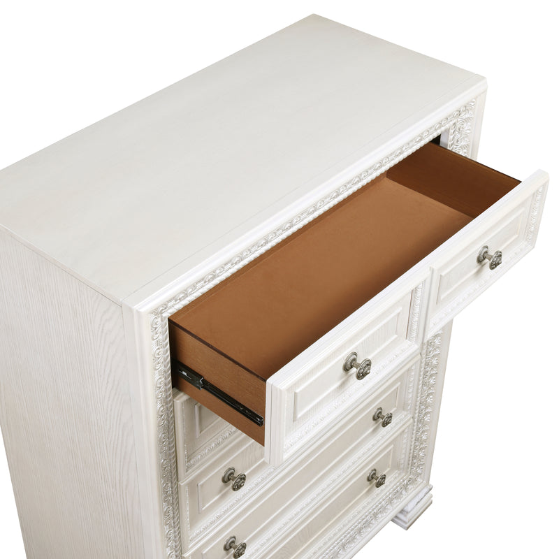 Theodora Chest in White - 1596-9