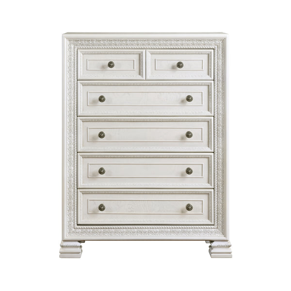 Theodora Chest in White - 1596-9